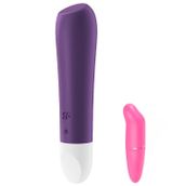 Satisfyer Ultra Power 2 - 12 Modlu Titreşimli Şarjlı Mini Mor Vibratör+mini Vibratör