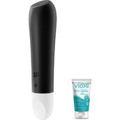 Satisfyer Ultra Power 2 - 12 Modlu Titreşimli Şarjlı Mini Vibratör+Jel