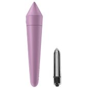 Satisfyer Ultra Power 8 - 12 Modlu Titreşimli Telefon Kontrollü Şarjlı Mor Vibratör+mini Vibratör