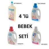 Saubern 3x500 ml Bebek Çamaşır Deterjanı - Bulaşık Deterjanı - Yumuşatıcı