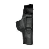 Savage Cırtlı Maşalı Napa Deri Tabanca Kılıfı Glock 43 - Siyah