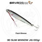 Savage Gear 3D Slim Minnow 100 gr Jig Flash Minnow Suni Yem