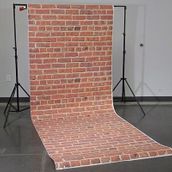 Savage (U.S.A) Stüdyo Fon Red Brick Printed Background Paper