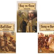 Savaş ve Barış - Suç ve Ceza - Sefiller - 3 Kitap Takım - Kolektif