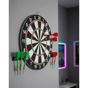 sbodurhome Şık Tasarımlı Dart Tahtası 12 Inç Dayanıklı Ahşap Gövde