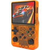 Schitec R36S Şeffaf Turuncu 3.5 inç OTG Çıkışlı Taşınabilir Retro 15000+ Oyunlu El Atarisi