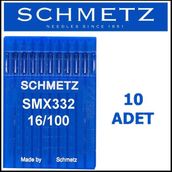 Schmetz SMX332 Lg Ksp Kilit Dikiş Makinesi Iğnesi 16/100 Numara - Gümüş