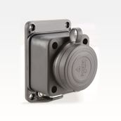 Schneider 1x16AMP IP44 Kauçuk Duvar Prizi