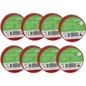 Schneider 2420100 8 Adet 19 mm x 20 m Kırmızı İzole Elektrik Bandı