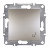 Schneider EPH0800169 Asfora Bronz Zil İşaretli Çerçevesiz Light Anahtar