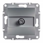 Schneider EPH3700162 Asfora Çelik 1dB Sonlu SAT Prizi