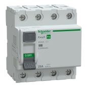 Schneider EZ9R69425 Easy9 Pro 4P 25 A AC Tip 300 mA Kaçak Akım Koruma Rölesi