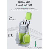 Schutzenger German Sıfırdan Emişli 2 Hp 1.5 Kw Kirli Temiz Yüzme Havuzu Gölet Su Pompası