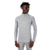 Scorp Thermo-Fit Extreme Gri Erkek Termal Fermuarlı Üst Kayak İçliği