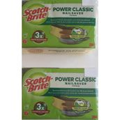 Scotch Brite Power Classic Bulaşık Süngeri Yeşil Klasik Tırnak Koruyucu 8'li