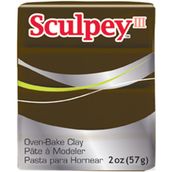 Sculpey III 1109 Suede Brown Polimer Kil