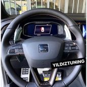 Seat Ateca F1 Direksiyon Kulakçık Vites Gümüş Renk