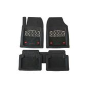 Seat Leon 2 2005 2012 Krom Karbon Derin Havuzlu Oto Paspas