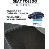 Seat Toledo Uyumlu Konfor Seti Araç Içi Eşya Saklama Cepleri Hazır Kaplama Ses Giderici Set - TORPİDO MULTİMEDYA ÜNİTESİZ