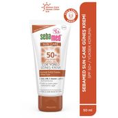 Sebamed Sun Care UVA UVB Filtresi E Vitamini Üçlü Yüksek Koruma Çok Yönlü SPF50 50 ml Güneş Kremi