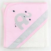 Sebi Pembe 9884 Filli Bebek Banyo Havlusu