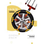 Seburam Yeni Araç Kar Zinciri Araba Kış Zinciri Takmatik Zincir Özel Tasarım Zincir GS-0002-ZINCIR - M-8 ADET