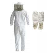Sedef Beekeeping 04303 Tulum Maske + Uzun Eldiven Arıcı Tulum Kıyafet Seti