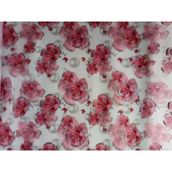 Şeffaf Desenli 1,7 mm 80 cm x 100 cm Pvc Kaymaz Masa Örtüsü