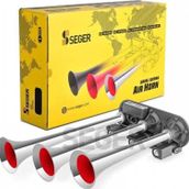 Seger 3 Borulu Melodili Nostalji Kirmizi Plastik Borulu Korna 82En12.000.03k