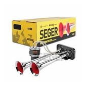 Seger 85kh fala fala kompresörlü korna 12volt krom borulu melodili