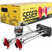 SEGER-EKS Seger 85kh fala fala kompresörlü korna 12volt krom borulu melodili