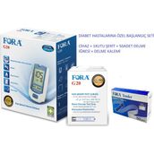 Şeker Diabet Ölçüm Cihazı + 1 Kutu Strip (50 Adet) + 50 Adet Lanset - Standart - 00