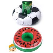 Şeker Ofisi Deniz Yatağı Şişme Bardak Tutucu Karpuz Futbol Topu Set
