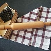 Şeker Portakalım 40 Cm Cilalı Ahşap Merdane Hamur Açıcı