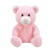Selay 1181 30 cm Oturan Ayı Pembe Peluş