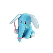 SELAY OYUNCAK Peluş 25 Cm Oturan Dişli Fil(Mavi)