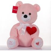 Selay Pembe Kalpli Ayı 50 cm Peluş Oyuncak