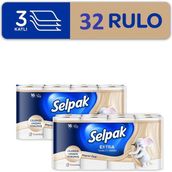 Selpak Extra Kaşmir Özlü 32 Li Tuvalet Kağıdı - Beyaz
