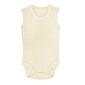 Sema Baby Krem 0-3 Ay Jakarlı Askılı Body
