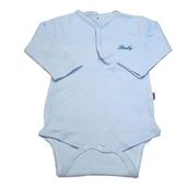 Sema Baby Mavi 0-6 Ay Yarım Kol Kaşkorse Body