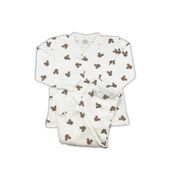 Sema Baby Mickey Mouse 0-3 Ay Ekru Bebek Pijama Takımı