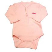 Sema Baby Pembe 0-6 Ay Uzun Kol Kaşkorse Body