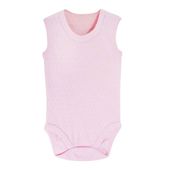 Sema Baby Pembe 9-12 Ay Jakarlı Askılı Body