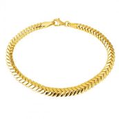 Sembol Gold 14 Ayar Altın Balıksırtı Bileklik