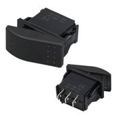 Sembolsüz Işıksız Yaylı 3 Pinli On-Off 12-24V Marin Switch