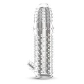Sens Erotik Shop Şeffaf Renkte Dayanıklı, Esnek Medikal Silikon, Kabartmalı ve Tırtıklı, Uyarıcı Penis Kılıfı A Tipi - Her Boya Uygun, Silikon Prezervatif, Kondom, Cock Sleeve Sex Toys