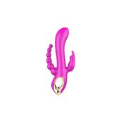 Sens Sex Toy Manyetik Şarjlı Anal Uyarıcı Boncuklar G Nokta Uyarıcı ve Klitoris Uyarıcı Titreşimli 3 in 1 Vibratör - Kolay Kullanım İçin Tutma Halkalı, Su Geçirmez, Sessiz,Güçlü Titreşimli!