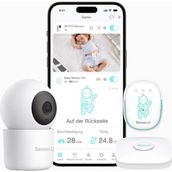 Sense-U Baby Monitor 3-2k Hd Kameralı Akıllı Bebek Telsizi, Hareket ve Sıcaklık Takibi - Yeşil