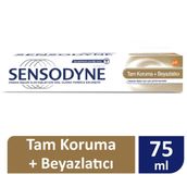 Sensodyne 75 ml Tam Koruma ve Beyazlatıcı Diş Macunu