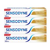 Sensodyne Tam Koruma Beyazlatıcı 4x50 ml Diş Macunu